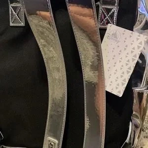Limited edition shiny silver Disney backpack. NEVER USED Disney | Bags | Limited Edition Shiny Silver Disney Backpack  main image 4
